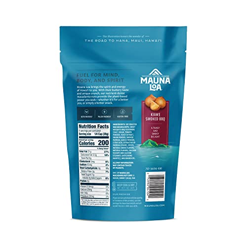 Mauna Loa Premium Hawaiian Roasted Macadamia Nuts, Sea Salt Flavor, 8 Oz