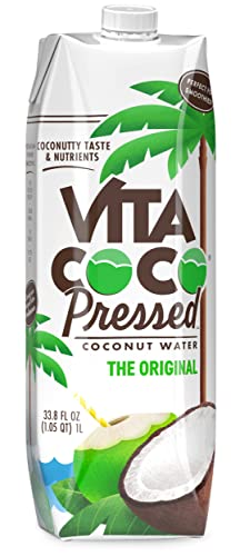 Vita Coco Coconut Water Original, 33.8 Fl Oz (Pack of 6)