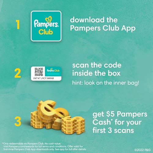 Pampers Pure Protection Diapers - Size 5, One Month Supply (132 Count), Hypoallergenic Premium Disposable Baby Diapers (Packaging May Vary)