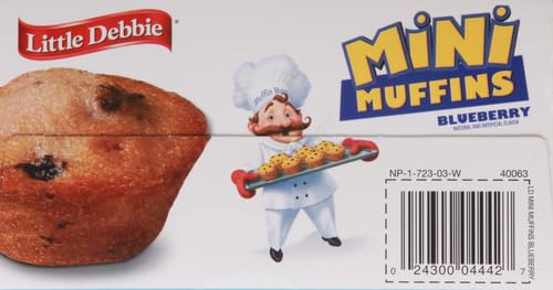 Little Debbie Chocolate Chip Mini Muffins, 5 Pouches, 8.44 OZ Box