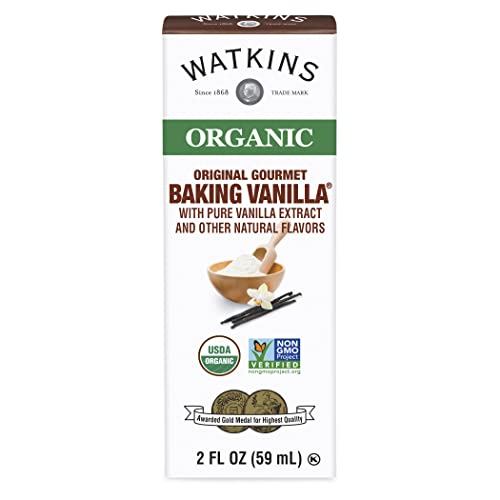 Watkins All Natural Original Gourmet Baking Vanilla, with Pure Vanilla Extract, 11 Fl Oz (Pack of 1) - Packaging May Vary