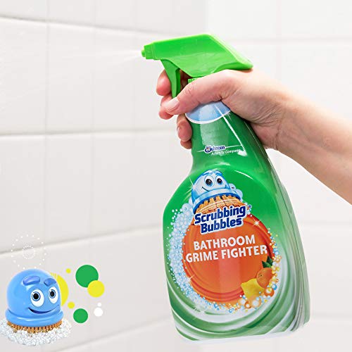 Scrubbing Bubbles Disinfectant Bathroom Grime Fighter Spray, Citrus, 32 fl oz