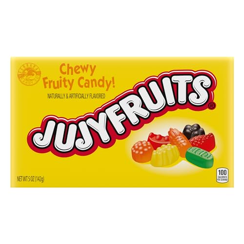 Wonka Jujyfruits Gummy candy, Assorted Gummy Candy, 5 Ounce Theater Candy Boxes (Pack of 12)