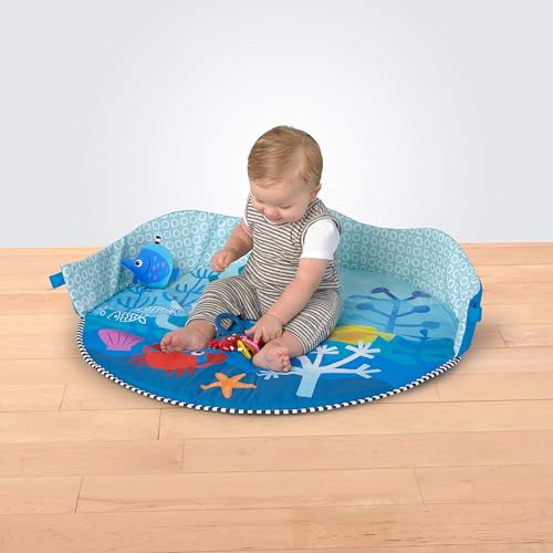 Baby Einstein 4-in-1 Kickin' Tunes Music and Language Play Gym and Piano Tummy Time Activity Mat