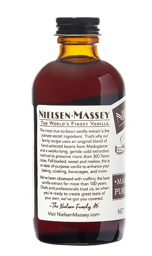 Nielsen-Massey Madagascar Bourbon Pure Vanilla Extract for Baking and Cooking, 8 Ounce Bottle