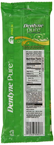 Dentyne Pure Mint with Herbal Accents Sugar Free Gum, 10 Packs of 9 Pieces (90 Total Pieces)