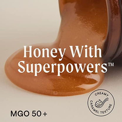 Manukora Raw Manuka Honey, MGO 50+, New Zealand Honey, Non-GMO, Traceable from Hive to Hand, Daily Wellness Support