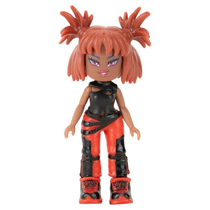 Royale High 3” Fire Fairy Fashion Doll - 1 Figure with 9 Fashion Accessories - Virtual Item Code Included - Series 1 - Ages 5+