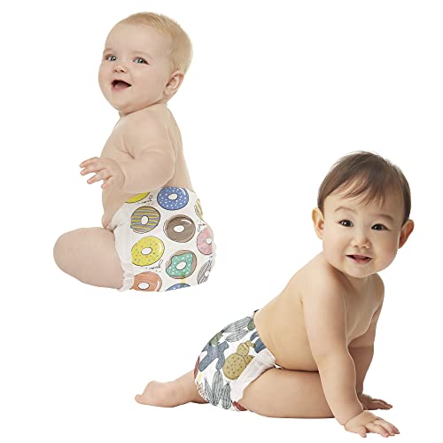 The Honest Company Clean Conscious Diapers | Plant-Based, Sustainable | Above It All + Pandas | Club Box, Size Newborn, 72 Count