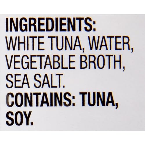 Bumble Bee Solid White Albacore Tuna in Water, 5 oz Can (Pack of 8) - Wild Caught Tuna - 29g Protein per Serving, High in Omega-3s - Non-GMO Project Verified, Gluten Free, Kosher