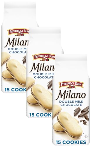 Pepperidge Farm Milano Milk Chocolate Cookies, 6 OZ Bag (15 Cookies)