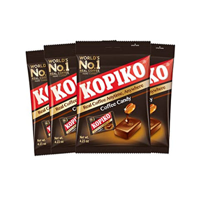 Kopiko Coffee & Cappuccino Candy Variety Pack – Your Pocket Coffee Collection for Every Occasion - Hard Candy Made from Indonesia’s Coffee Beans — Real Coffee Extract (Pack of 2)