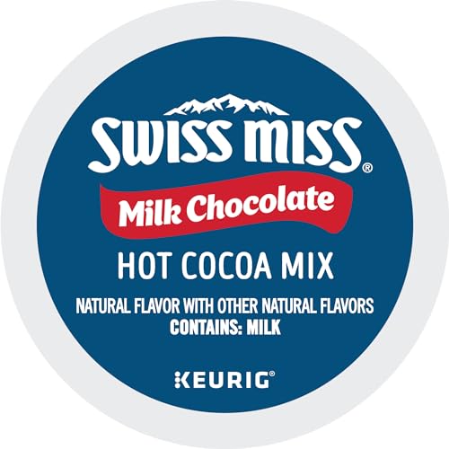 Swiss Miss Milk Chocolate Hot Cocoa, Keurig Single-Serve K-Cup Pods, 44 Count