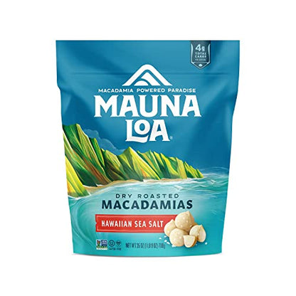 Mauna Loa Premium Hawaiian Roasted Macadamia Nuts, Sea Salt Flavor, 8 Oz