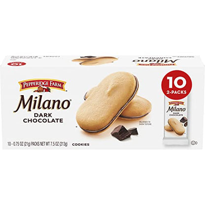 Pepperidge Farm Milano Milk Chocolate Cookies, 6 OZ Bag (15 Cookies)