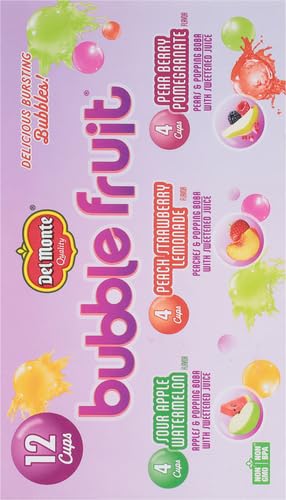 Del Monte Bubble Fruit Snacks, Variety Pack, 3.5 Oz