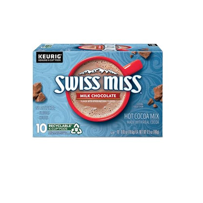 Swiss Miss Milk Chocolate Hot Cocoa, Keurig Single-Serve K-Cup Pods, 44 Count