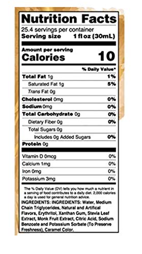 Jordan's Skinny Syrups Sugar Free Coffee Syrup, Vanilla Flavor Drink Mix, Zero Calorie Flavoring for Chai Latte, Protein Shake, Food and More, Gluten Free, Keto Friendly, 25.4 Fl Oz, 2 Pack