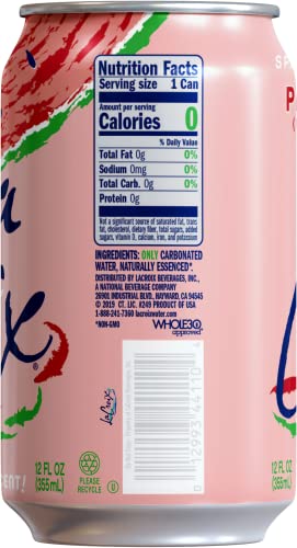 La Croix Sparkling Water, Grapefruit, 12 Fl Oz (Pack of 12)