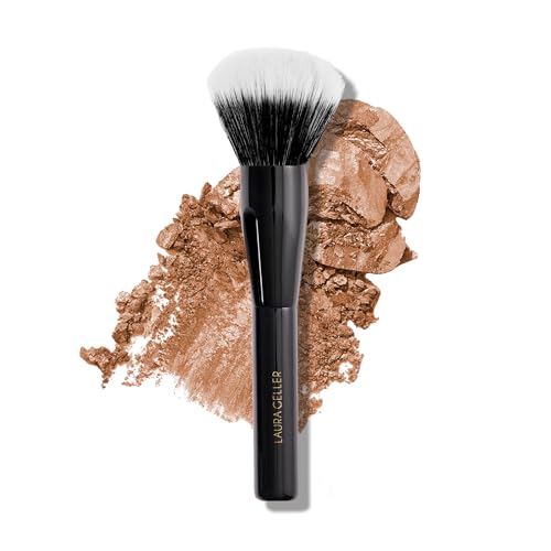 LAURA GELLER NEW YORK Retractable Airbrush Kabuki Brush for All Face Makeup & Foundation for Liquid, Cream and Powder Face Makeup With Aluminum Handle