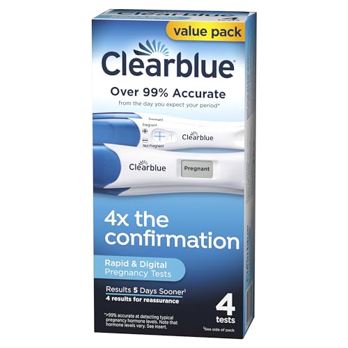 Clearblue Rapid Detection Pregnancy Test, Home Pregnancy Kit, 2 Count