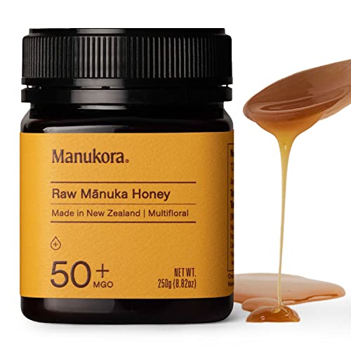 Manukora Raw Manuka Honey, MGO 50+, New Zealand Honey, Non-GMO, Traceable from Hive to Hand, Daily Wellness Support