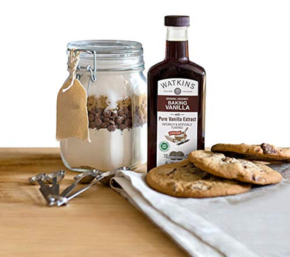 Watkins All Natural Original Gourmet Baking Vanilla, with Pure Vanilla Extract, 11 Fl Oz (Pack of 1) - Packaging May Vary