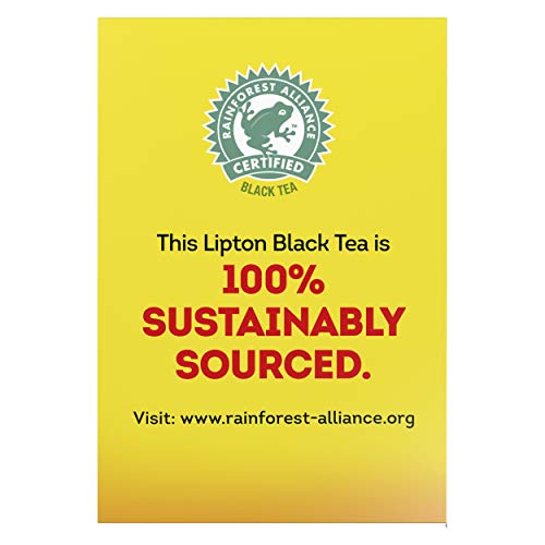 Lipton Unsweetened Iced Tea Bags, Family Size Tea Bags, 144 Total Tea Bags (24ct - Pack of 6)