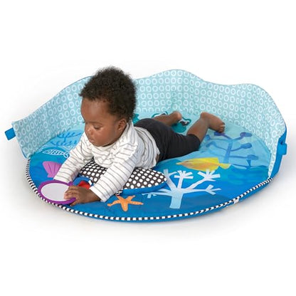 Baby Einstein 4-in-1 Kickin' Tunes Music and Language Play Gym and Piano Tummy Time Activity Mat