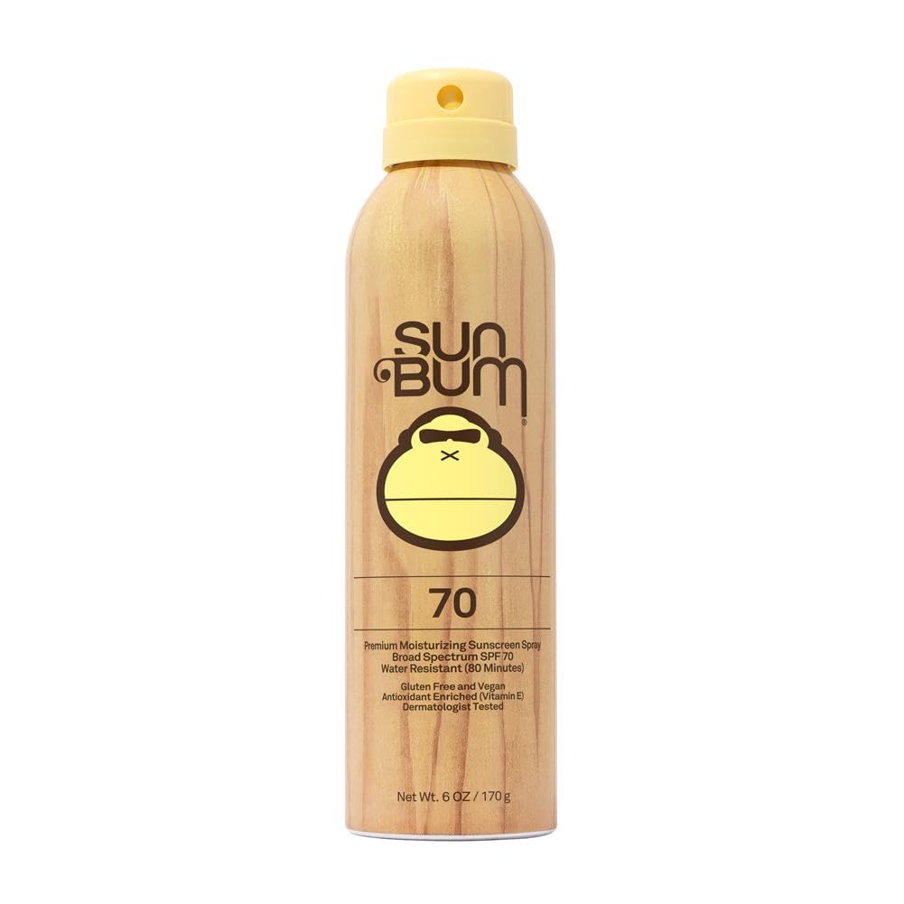 Sun Bum Original SPF 15 Sunscreen Spray |Vegan and Hawaii 104 Reef Act Compliant (Octinoxate & Oxybenzone Free) Broad Spectrum Moisturizing UVA/UVB Sunscreen with Vitamin E | 6 oz