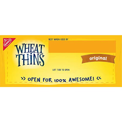 Wheat Thins Original Whole Grain Wheat Crackers, Party Size, 20 oz Box