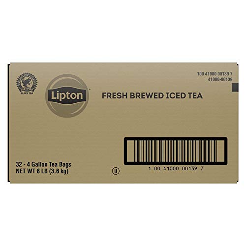 Lipton Unsweetened Iced Tea Bags, Family Size Tea Bags, 144 Total Tea Bags (24ct - Pack of 6)