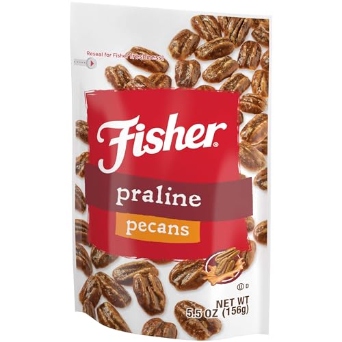 Fisher Snack Glazed Pecans, 24 Ounces, Made with Whole Mammoth Pecans, 100% Recyclable