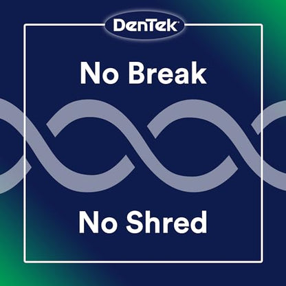 DenTek Triple Clean Advanced Clean Floss Picks, No Break & No Shred Floss, 20 Count, 6 Pack