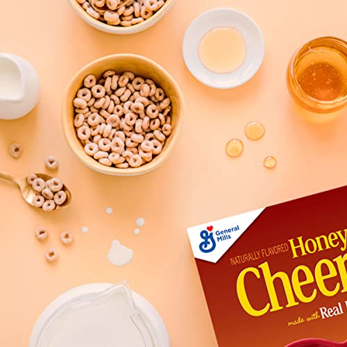 Honey Nut Cheerios Heart Healthy Cereal Cup, 1.8 OZ Single Serve Cereal Cup (Pack of 12)