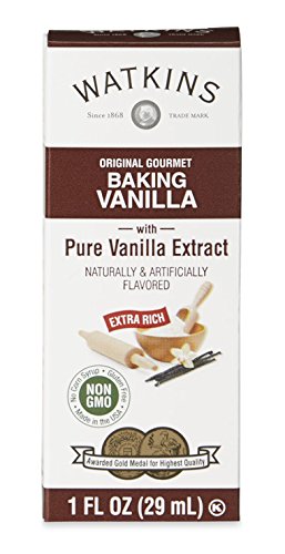 Watkins All Natural Original Gourmet Baking Vanilla, with Pure Vanilla Extract, 11 Fl Oz (Pack of 1) - Packaging May Vary