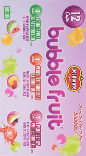 Del Monte Bubble Fruit Snacks, Variety Pack, 3.5 Oz