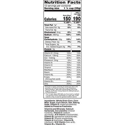 Chex AppleCinnamonBreakfast Cereal, Gluten Free, 12 oz