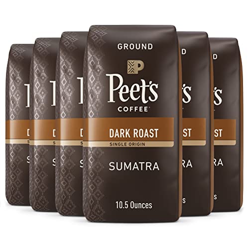 Peet's Coffee Major Dickason's Blend, Dark Roast Ground Coffee, 20 oz