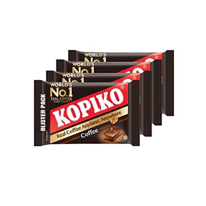 Kopiko Coffee & Cappuccino Candy Variety Pack – Your Pocket Coffee Collection for Every Occasion - Hard Candy Made from Indonesia’s Coffee Beans — Real Coffee Extract (Pack of 2)