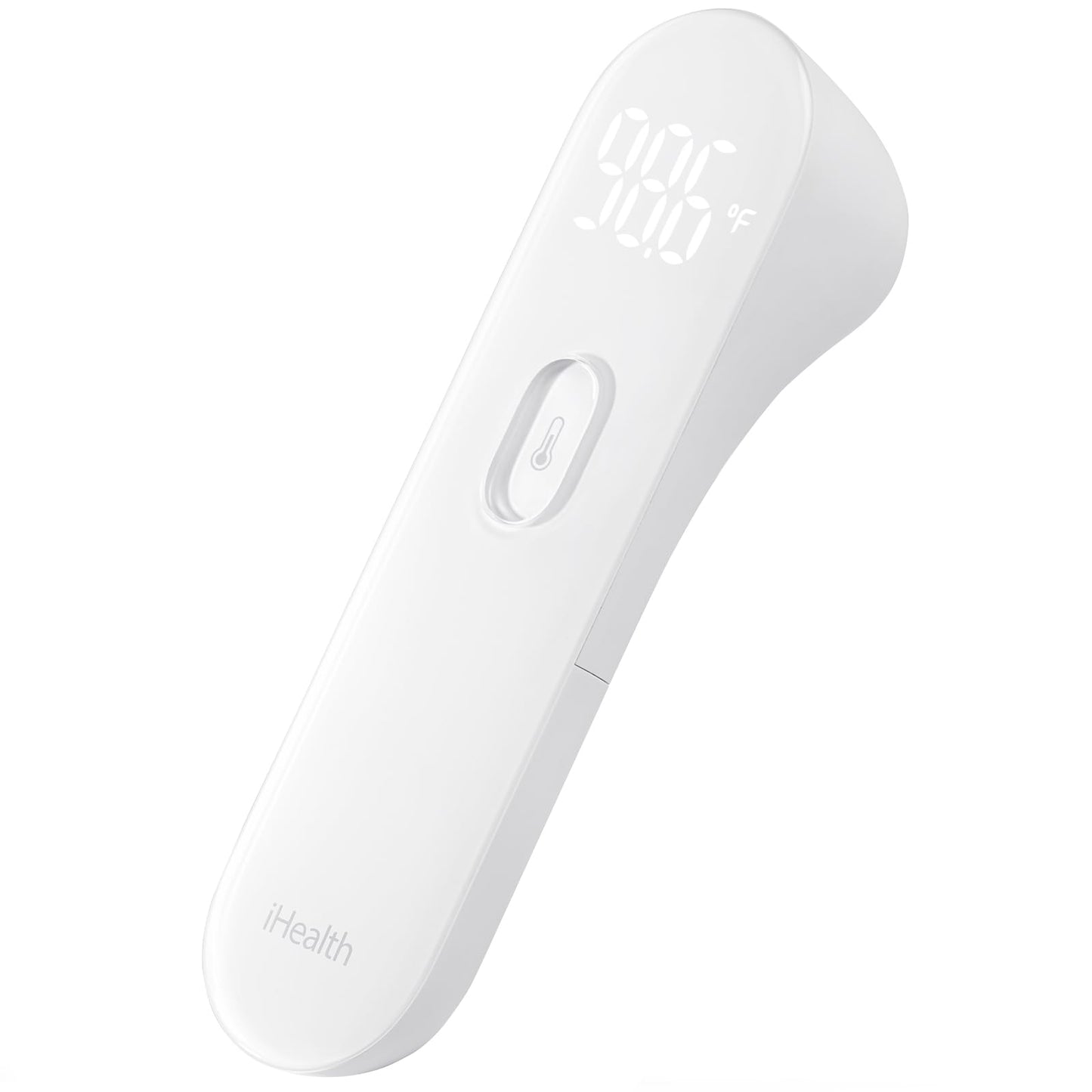 iHealth No-Touch Forehead Thermometer, Infrared Digital Thermometer for Adults and Kids, Touchless Baby Thermometer, 3 Ultra-Sensitive Sensors, Large LED Digits, Quiet Vibration Feedback, Non Contact