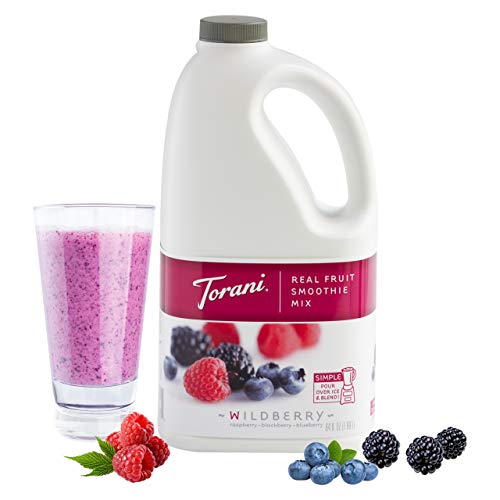 Torani Real Fruit Smoothie Mix, Strawberry, 64 Ounce