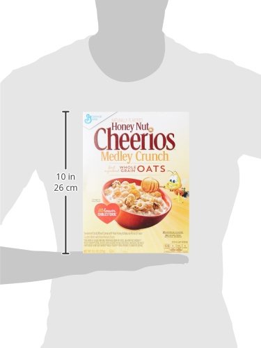 Honey Nut Cheerios Heart Healthy Cereal Cup, 1.8 OZ Single Serve Cereal Cup (Pack of 12)