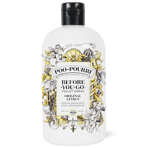 Poo-Pourri Before-You-Go Toilet Spray, Beach Bum, 1 Fl Oz Pocket Travel Size - Coconut, Orchid and Toasted Praline