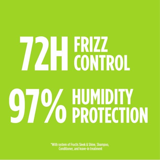 Garnier Fructis Sleek & Shine Anti-Frizz Serum for Frizzy, Dry Hair, Argan Oil, 5.1 Fl Oz, 1 Count (Packaging May Vary)