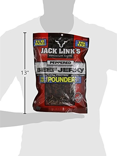 Jack Link's Beef Jerky 5 Count Multipack, Original, 5, 0.625 oz. Bags - Flavorful Meat Snack for Lunches, Ready to Eat - 7g of Protein, Made with 100% Beef - No Added MSG** or Nitrates/Nitrites