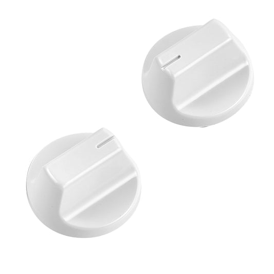 WJ12X24802 Air Conditioner Knobs Replacement Parts for GE Control Knobs GE Hotpoint A/C Knobs Small Room General Electric AHV05LYW1 AC Knobs White Plastic GE Air Conditioner Control Knobs 2 Pcs