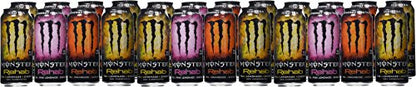 Monster Energy Rehab Tea + Lemonade + Energy, Energy Iced Tea, Energy Drink 15.5 Ounce (Pack of 15)