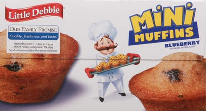 Little Debbie Chocolate Chip Mini Muffins, 5 Pouches, 8.44 OZ Box