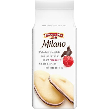 Pepperidge Farm Milano Cookies, Raspberry Chocolate, 7 oz. Bag